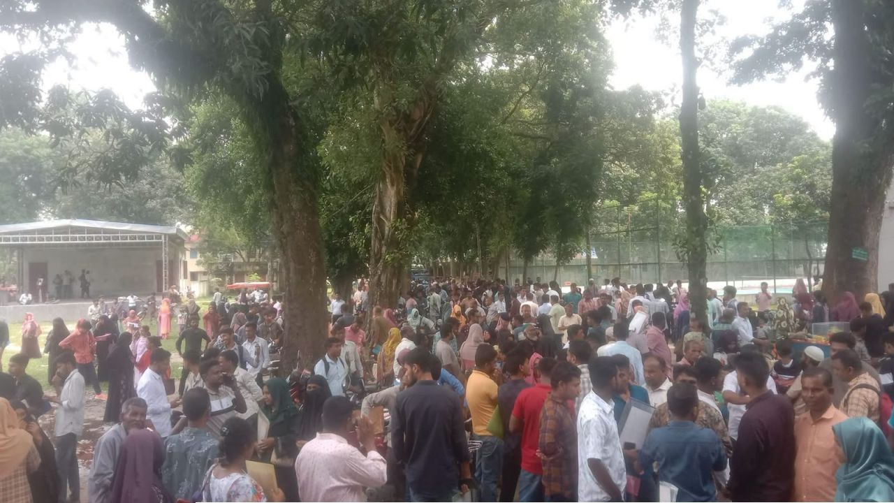 যশোরের শার্শা উপজেলায় ফ্যামিলি কার্ড কর্মসূচির নিয়োগের মৌখিক পরীক্ষা শুরু