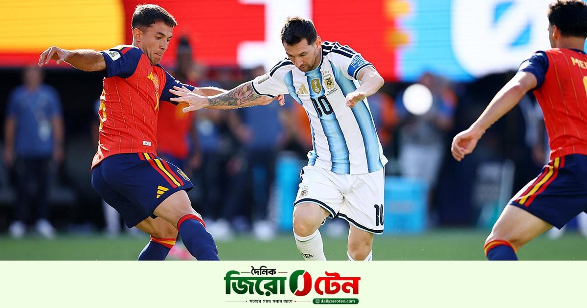 চলতি বছরই কাতারে অনুষ্ঠিত হতে পারে স্পেন-আর্জেন্টিনা ফিনালিসিমা