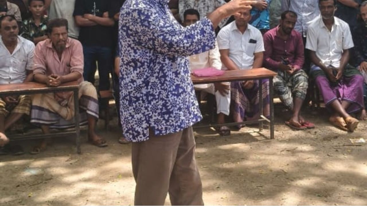 সুনামগঞ্জের গৌরারং ইউপির সরকারী প্রাঃ বিদ্যালয় মাঠে মাদকের বিরুদ্ধে ওসি রতন শেখের সচেতনতামূলক সভা  সুনামগঞ্জ প্রতিনিধি 