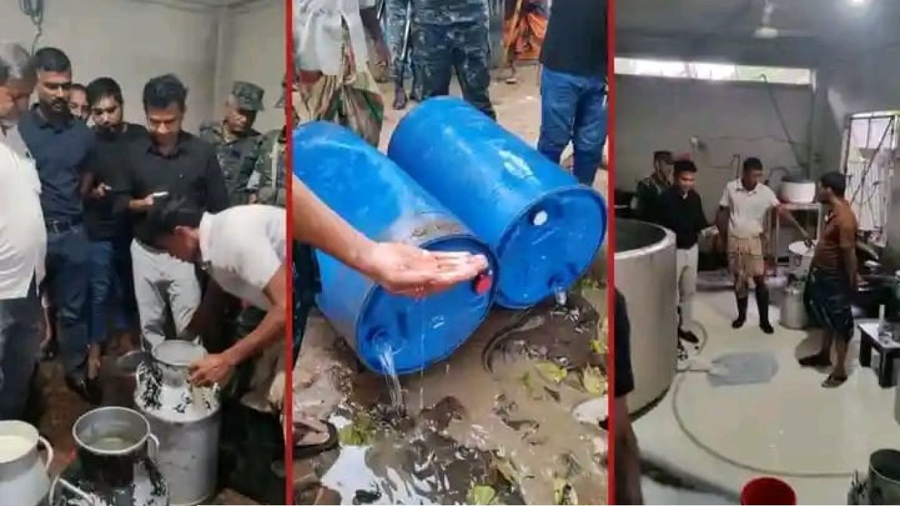 সাঁথিয়ার নাগডেমরায় জুঁই ডেইরি ফার্মে বিপুল পরিমাণ ভেজাল দুধ ও ভেজাল দুধ তৈরির জেলি উদ্ধার , মালিকের দুই লাখ টাকা জরিমানা