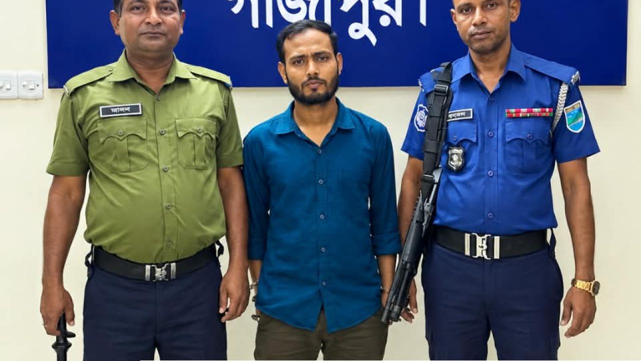 কালীগঞ্জে ধর্ষণের মামলায় পলাতক এনসিপি নেতা আটক