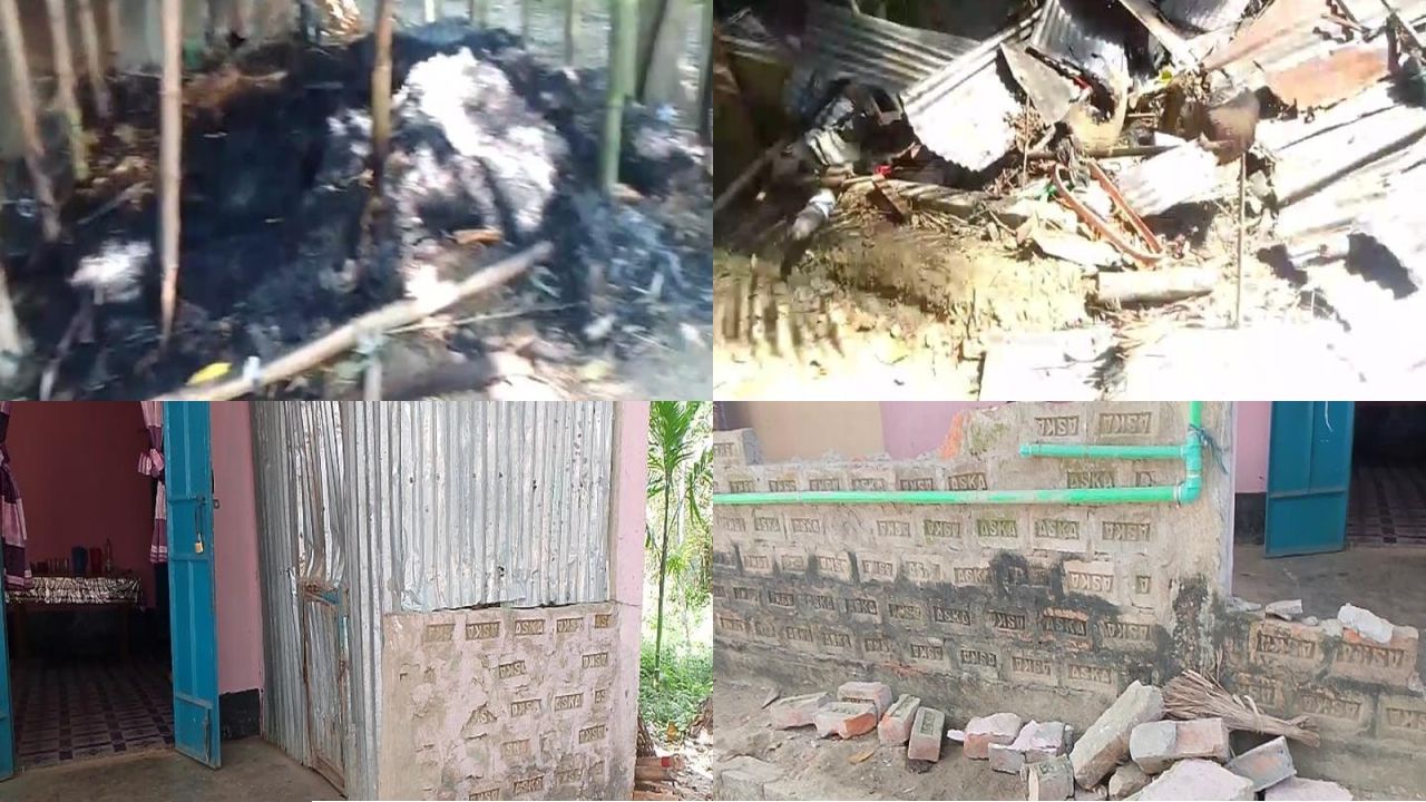 মীরপুরের গড়গড়িতে নারী ইউপি সদস্যের বাড়িতে ভাঙচুর-অগ্নিসংযোগ