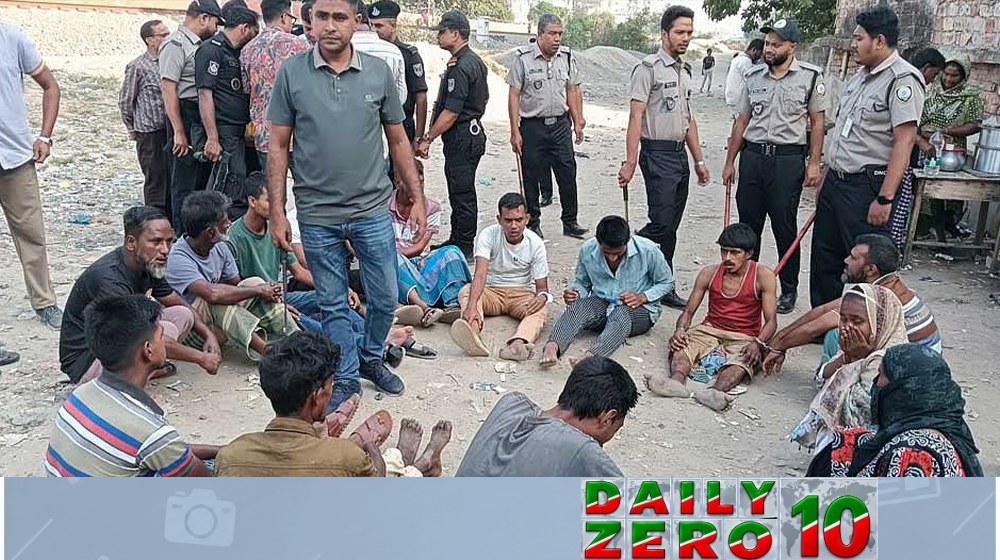 গেণ্ডারিয়ার ঘুণ্টিঘরে এসআরবি ও ডিএনসির অভিযান, আটক ১৪